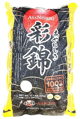 Ayanishiki Premium Japanese Rice, 11 Pound