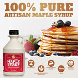 Grade B Maple Syrup 32 Oz Jug - 100% Pure Maple Syrup (Now Grade A Dark) Bold, Robust Flavor - Artisan Maple Syrup Gift - USA-Made Breakfast Syrups