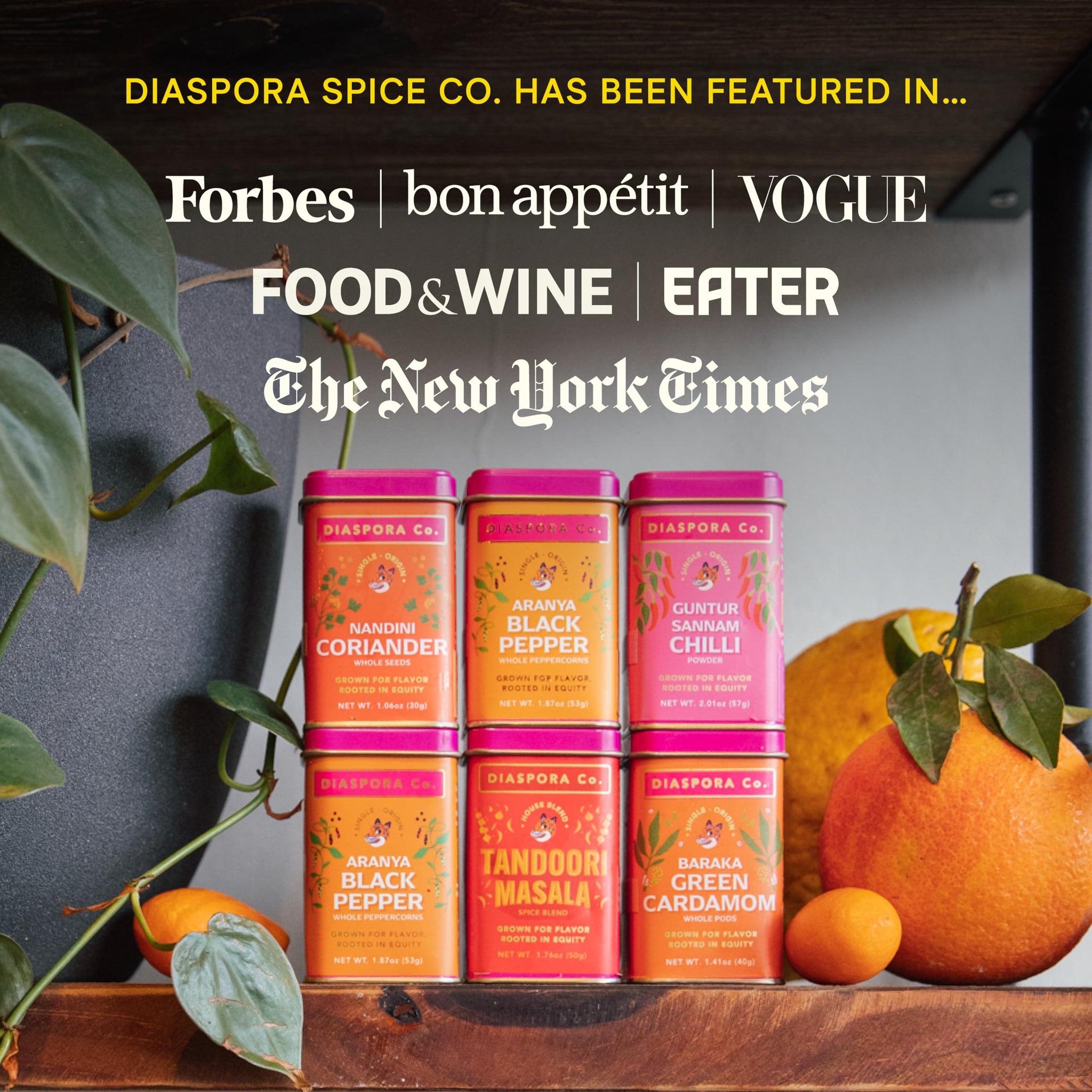 Diaspora Spice Co. Masala Essentials - Garam, Tandoori & Biryani Masala