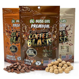 Caramel Coffee Blasts - Edible Coffee Revolution with Real Brewed Cafe in Three Amazing Flavors: Caramelo Macciato, Chocolate Latte, French Vanilla