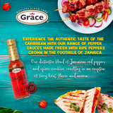 Grace Crushed Pepper Hot Sauce 4.8oz - 2 Pack - Authentic Caribbean Pepper Sauce - Jamaican Hot Sauce with Crushed Peppers