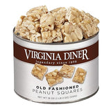 Virginia Diner Old-Fashioned Peanut Squares Candy, Virginia Peanuts -18oz Tin