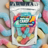 Freeze Dried Candy Sour Gummy Worms Variety Pack - Crunchy Candy Snack - Space Theme Party Favor Gift Idea,1oz