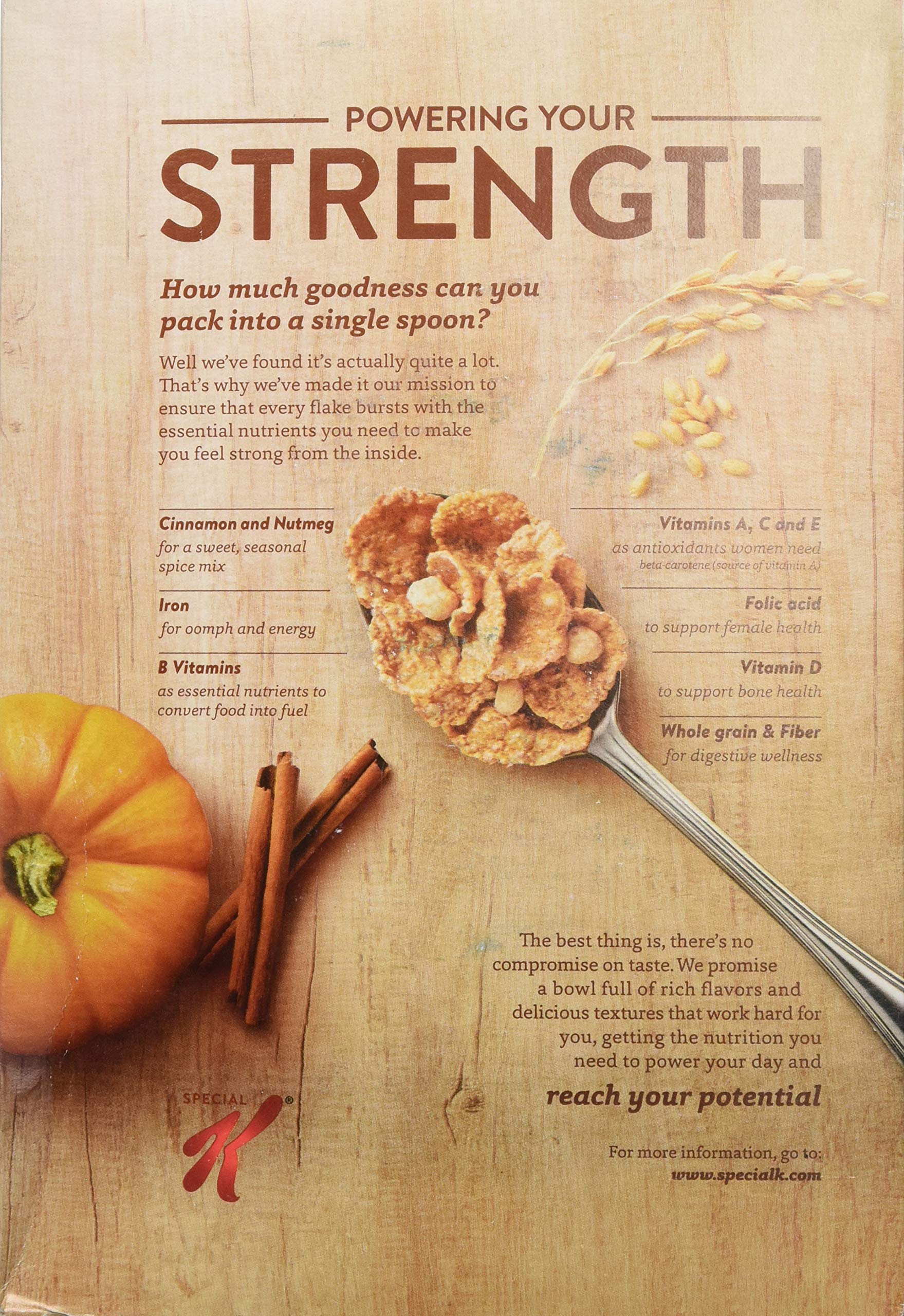 (Discontinue by Manufacture r)Special K Breakfast Cereal, Pumpkin Spice, Limited Edition, 12.9 Ounce