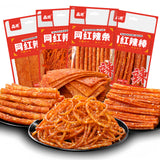 Spicy Strip Small Gluten Latiao - Chinese Special Classic Handmade Gluten Latiao Snack Food Delicious Snacking for Holiday gift Fragrant Spicy