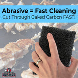Restaurant-Grade Griddle Cleaning Pads 5 Pack. Use on Metal Grills, Cast Iron Cooktops & Stainless Steel Flat Tops. Quickly Cleans & Scours Baked-On