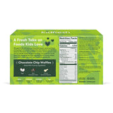 Kidfresh Chocolate Chip Waffles, Made with Hidden Veggies and No Artificial Ingredients, Frozen Kid's Meal, 10oz (9-Pack)