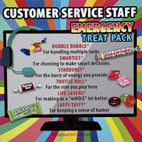 Customer Service Staff Emergency Treat Pack (25 per unit) Gifts of Appreciation for Customer Service Week