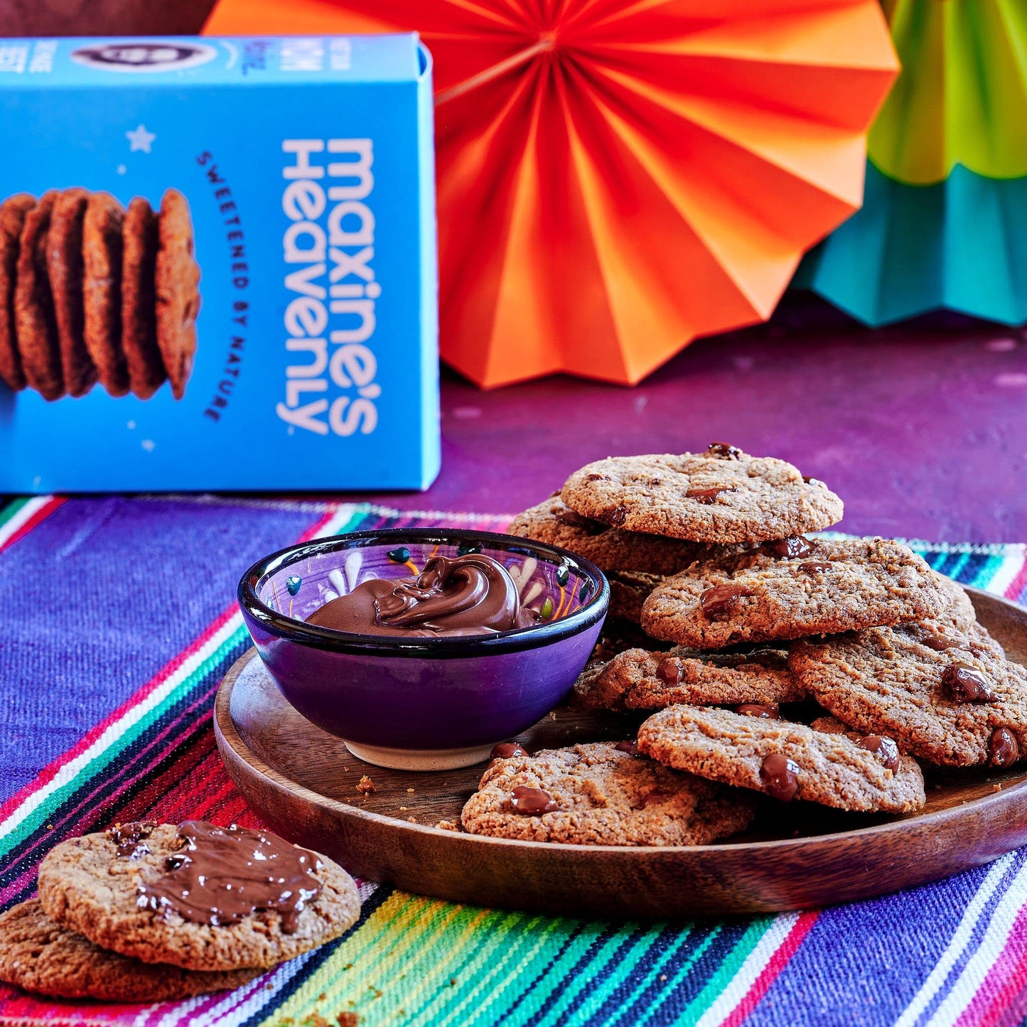 Maxine's Heavenly Crispy Chocolate Chip Cookies | Low Carb, Low Sugar, Vegan Snacks, Plant Based Snack, Kosher, Gluten Free Snack - Healthy Snacks | 2