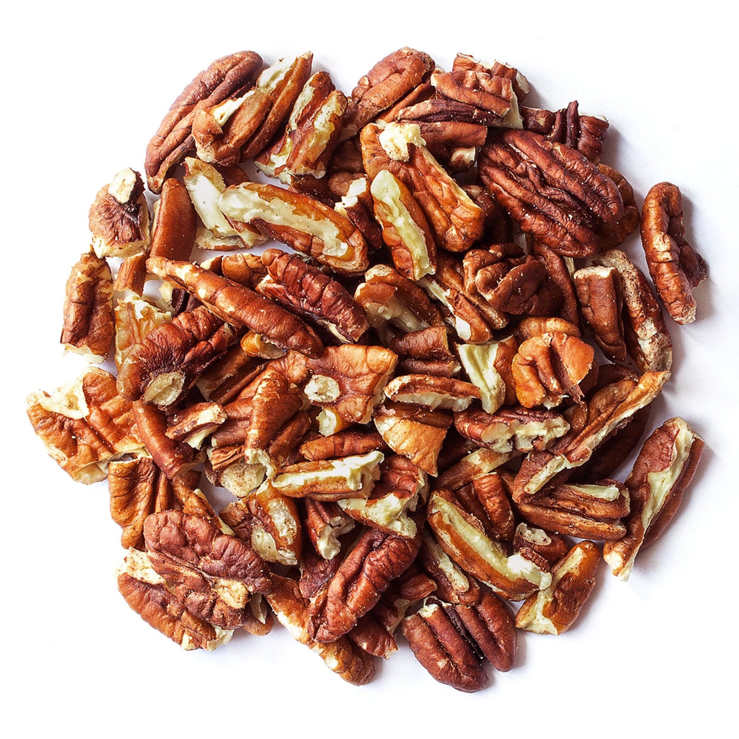 Food to Live Dry Roasted Pecan Pieces with Himalayan Salt, 8 Ounces - Oven Roasted, Lightly Salted, No Oil Added, Perfect for Cooking, Baking