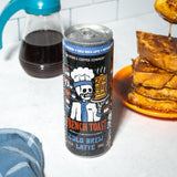 Bones Coffee Company French Toast Latte Sweet and Buttery Flavored Coffee, Medium Roast Ready To Drink Iced Coffee in Can, 11 Fl Oz Can (12 Pack)