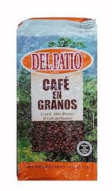 Del Patio Whole Bean Coffee (Cafe) from Puerto Rico 2.2LB Pounds