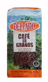 Del Patio Whole Bean Coffee (Cafe) from Puerto Rico 2.2LB Pounds