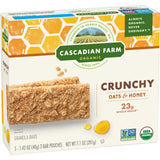 Cascadian Farm Organic Oats and Honey Crunchy Granola Bars, 5 ct, 7.1 oz