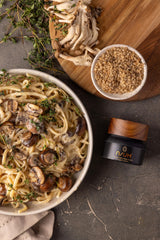 N/UM - Smoked Salt & Black Truffle - Handcrafted with African Beechwood Smoked Kalahari Salt and Real Black Truffle. Perfect for Steaks, Pasta, Eggs