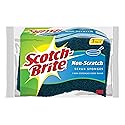 Scotch-Brite Non-scratch Scrub Sponge, 3-Sponges/Pk, 6-Packs (18 Sponges Total)