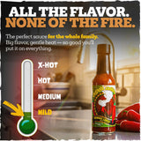 Volcano Johnny's Gringo Lingo Hot Sauce | Award-Winning Mild & Smoky Red Jalapeño | Smoked Craig's Grande Peppers | Gourmet Burger & Taco Sauce |
