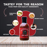 Cape Fear Sauces Mad Gator Perfect Hot BBQ Sauce for Grilling and Barbecue Lovers, Ideal for Meats, Burgers, Chicken, and Ribs, Bold Flavorful BBQ