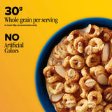 Cheerios Oat Crunch Almond Breakfast Cereal, Made with Whole Grain, Family Size, 24 oz