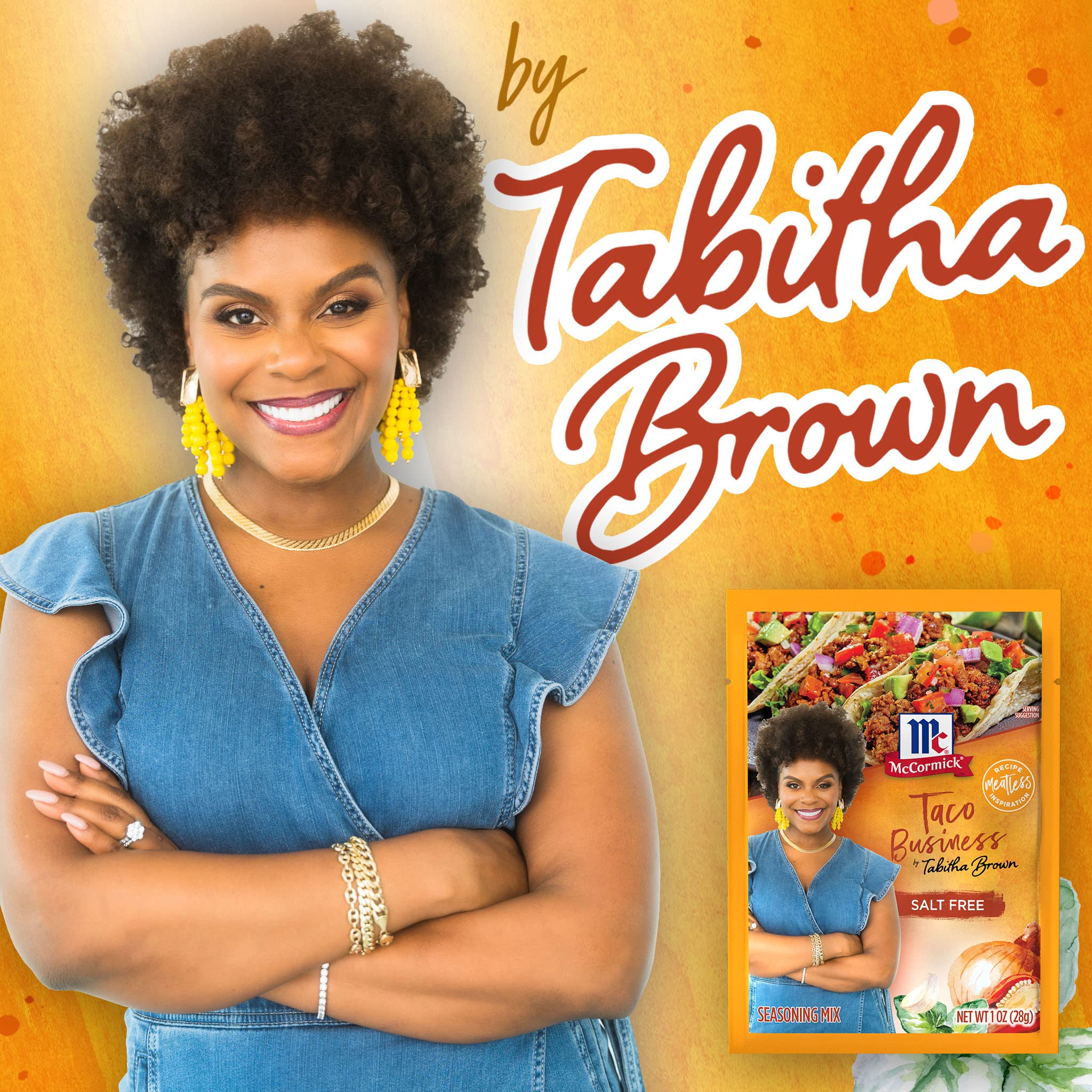 McCormick Taco Business Seasoning Mix by Tabitha Brown, 1 oz