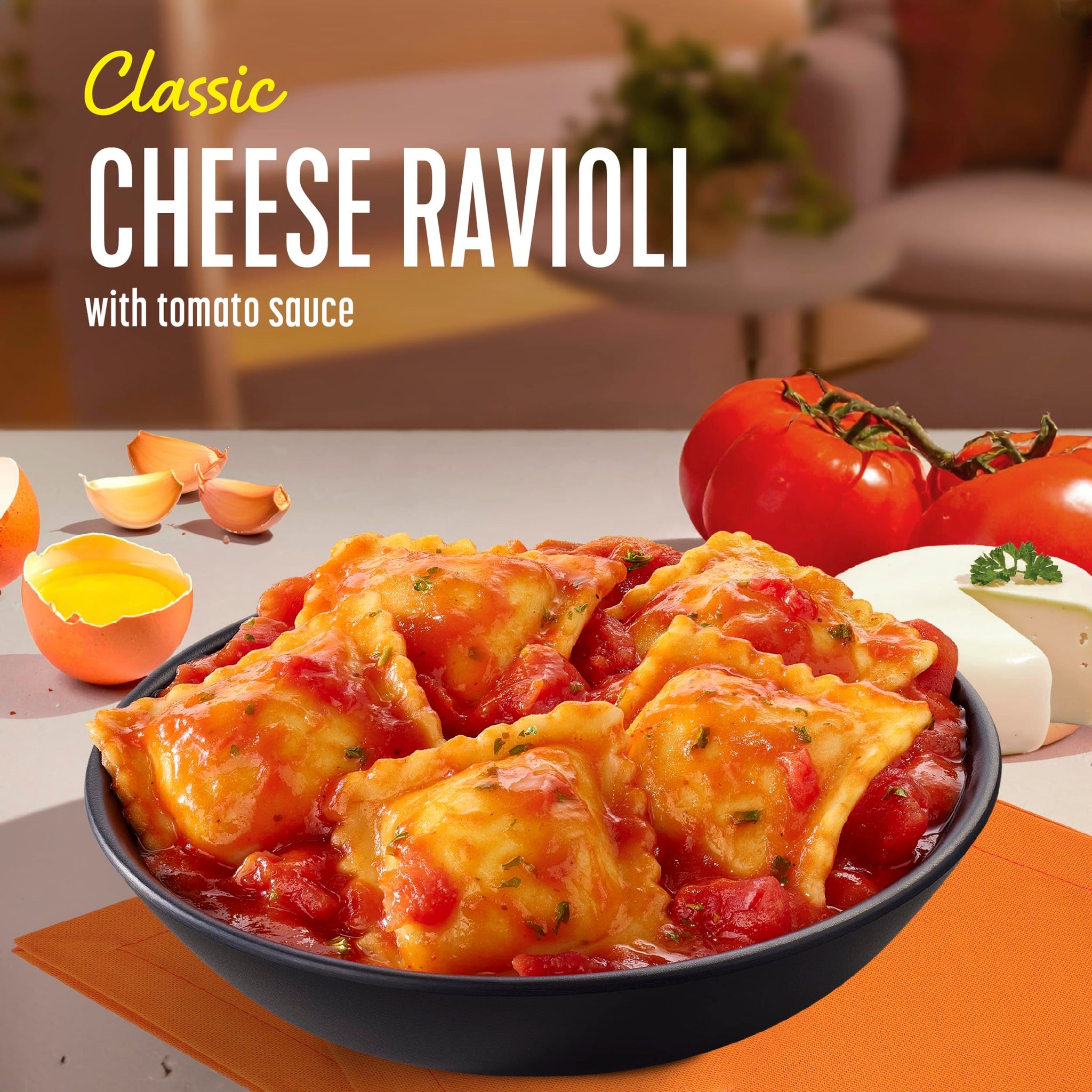 Lean Cuisine Classic Cheese Ravioli, Frozen Lunch, Frozen Ravioli, Individual Meals 8.5 oz