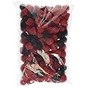 SweetGourmet Blackberry and Raspberry Gummy Chewy Jells Coated in Soft Seeds, 1.5Lb Bulk Bag