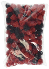 SweetGourmet Blackberry and Raspberry Gummy Chewy Jells Coated in Soft Seeds, 1.5Lb Bulk Bag