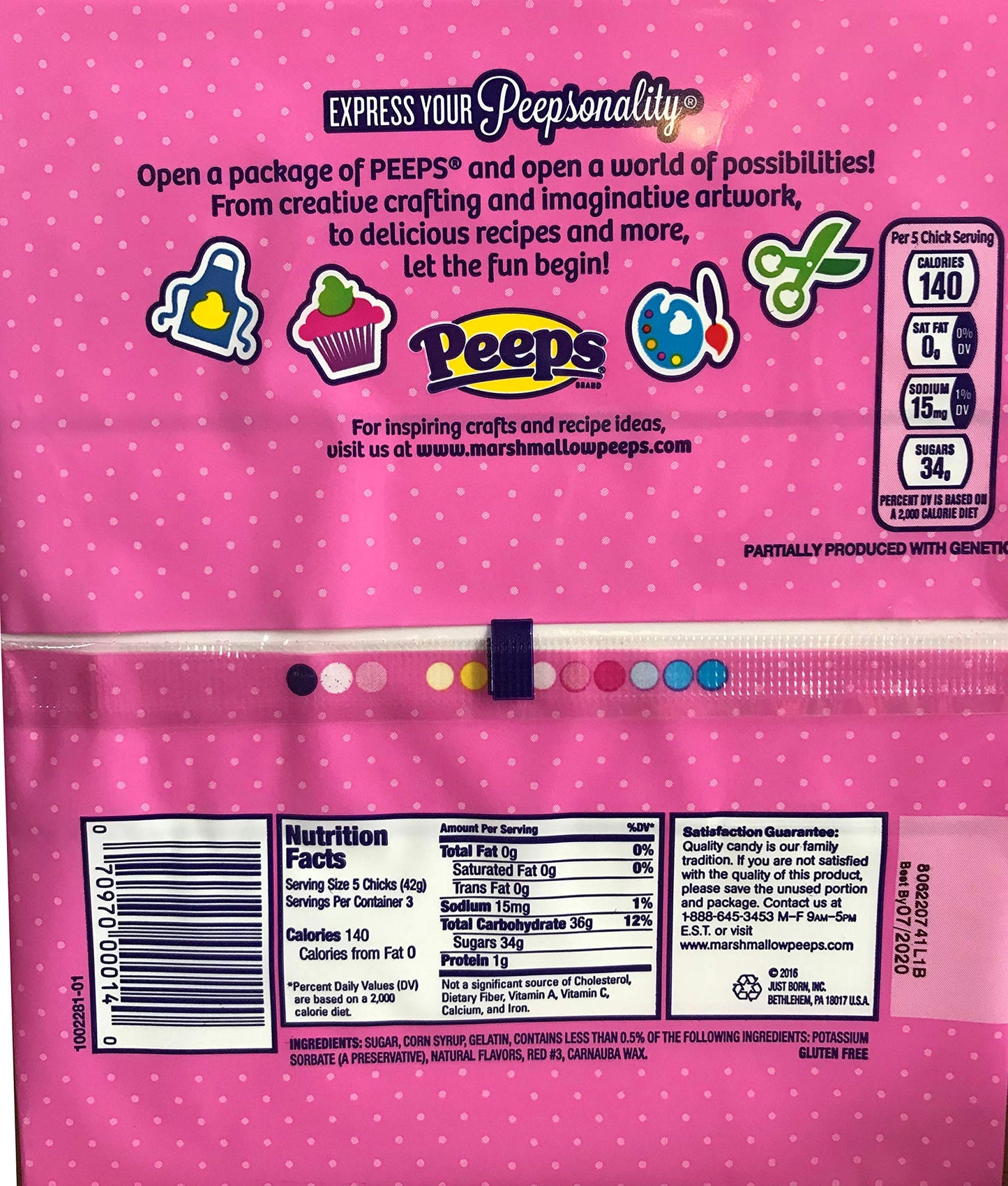 Peeps Marshmallow Chewy Candy 4.5 oz