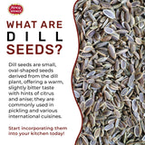 Dill Seeds 6 LB Jar - Bulk Jar, Whole Spice, Perfect for Pickling and Eating, Resealable - By Spicy World