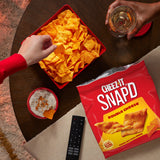Cheez-It Snap'd Cheesy Baked Chips, Lunch Snacks, Double Cheese, 7.5oz Bag (1 Bag)