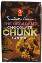 President's Chocie The Decadent Chocolate Chunk Cookie, 10.58 Ounce