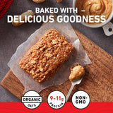 CLIF BAR - Crunchy Peanut Butter - Made with Organic Oats - Energy Bars - Non-GMO - Plant Based Protein Bars (12 Pack)