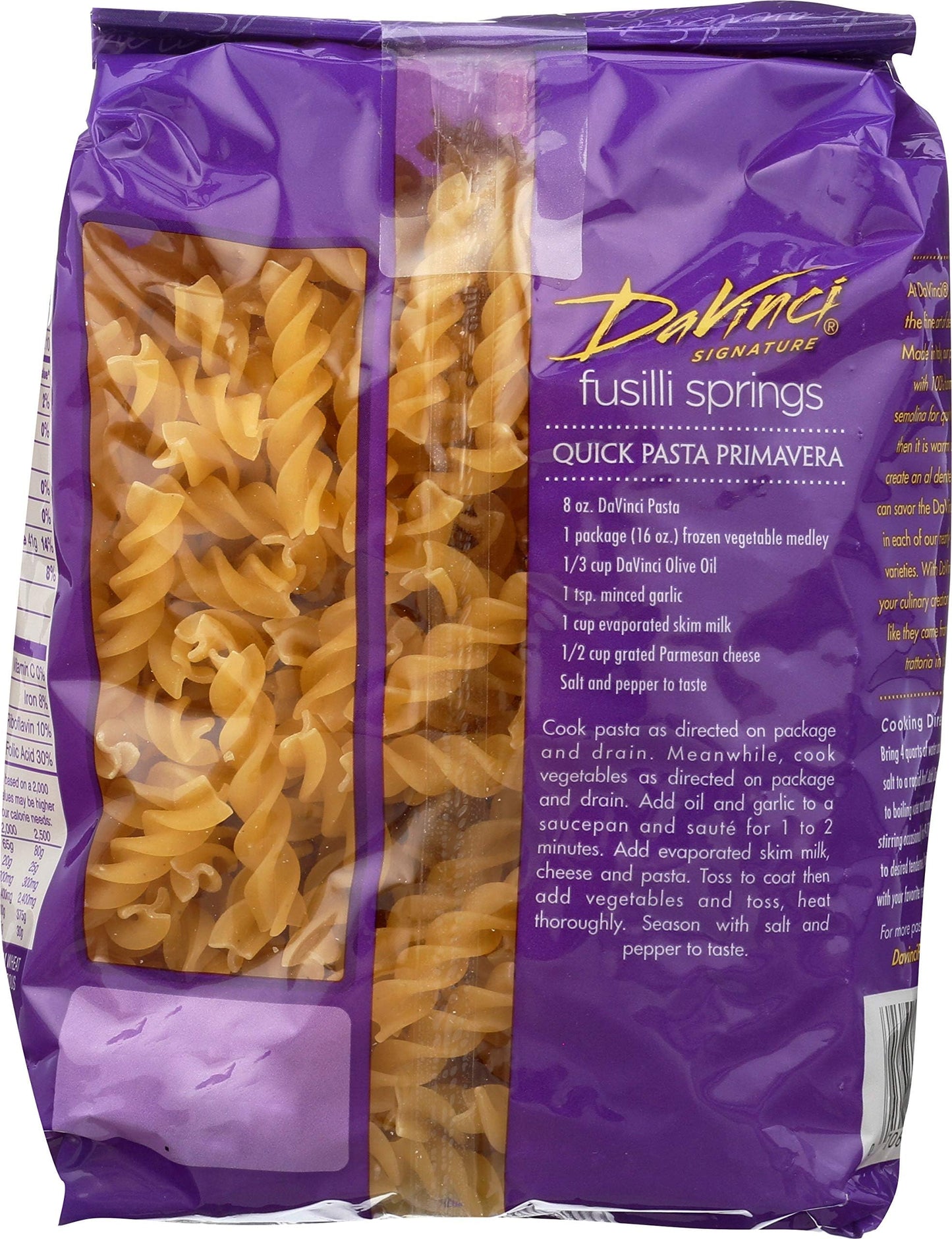 DaVinci Pasta Fusilli Springs - 1 lb