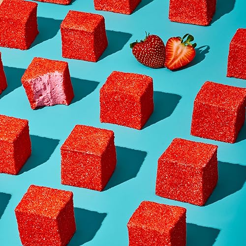 The Marshmallow Shop Strawberry Gourmet Marshmallows (6 Count) - Handcrafted Strawberry Flavored Marshmallows, Artisanal Candy for S’mores & Baking