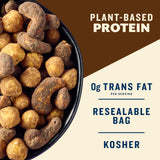 PLANTERS Nut Duos, Flavored Nuts Snack Pack - Cocoa Cashews & Espresso Hazelnuts 5oz