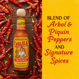 Cholula Hot Sauce, Original, Product of Mexico, Blend of Arbol & Piquin Peppers with Spices for Eggs, Rice, Tacos, Huevos Rancheros & More, 5 fl oz