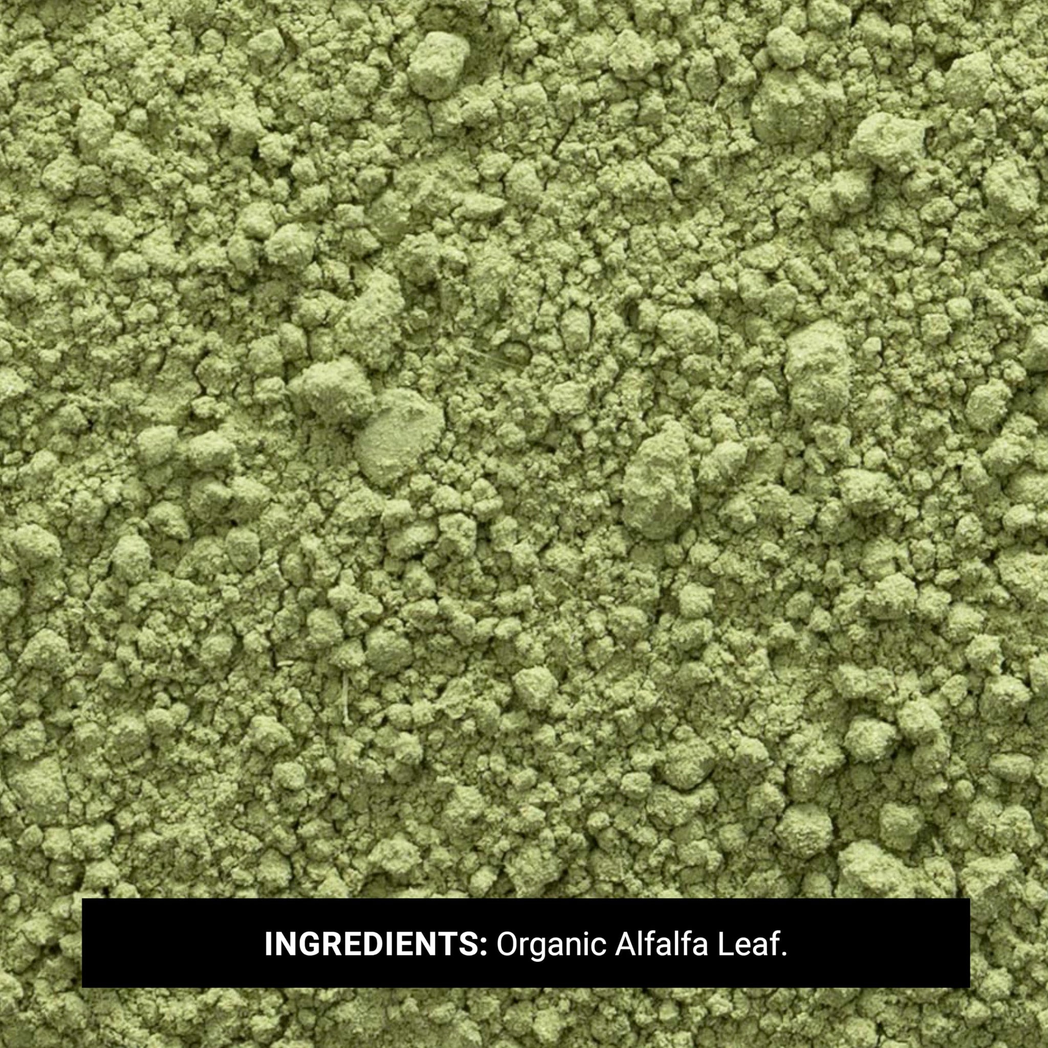 Frontier Co-op Organic Alfalfa Leaf Powder, 1-pound Bulk Bag, Rich in Vitamins & Minerals, Key for Wellness Teas, Vegan