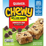 Quaker Chewy Granola Bars Chocolate Chip, 0.84 Oz, 8 Ct