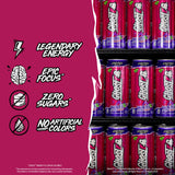 GHOST Energy Drink - 12-Pack, Welch's Grape-Cran, 16oz Cans - Energy & Focus & No Artificial Colors - 200mg of Natural Caffeine, L-Carnitine & Taurine