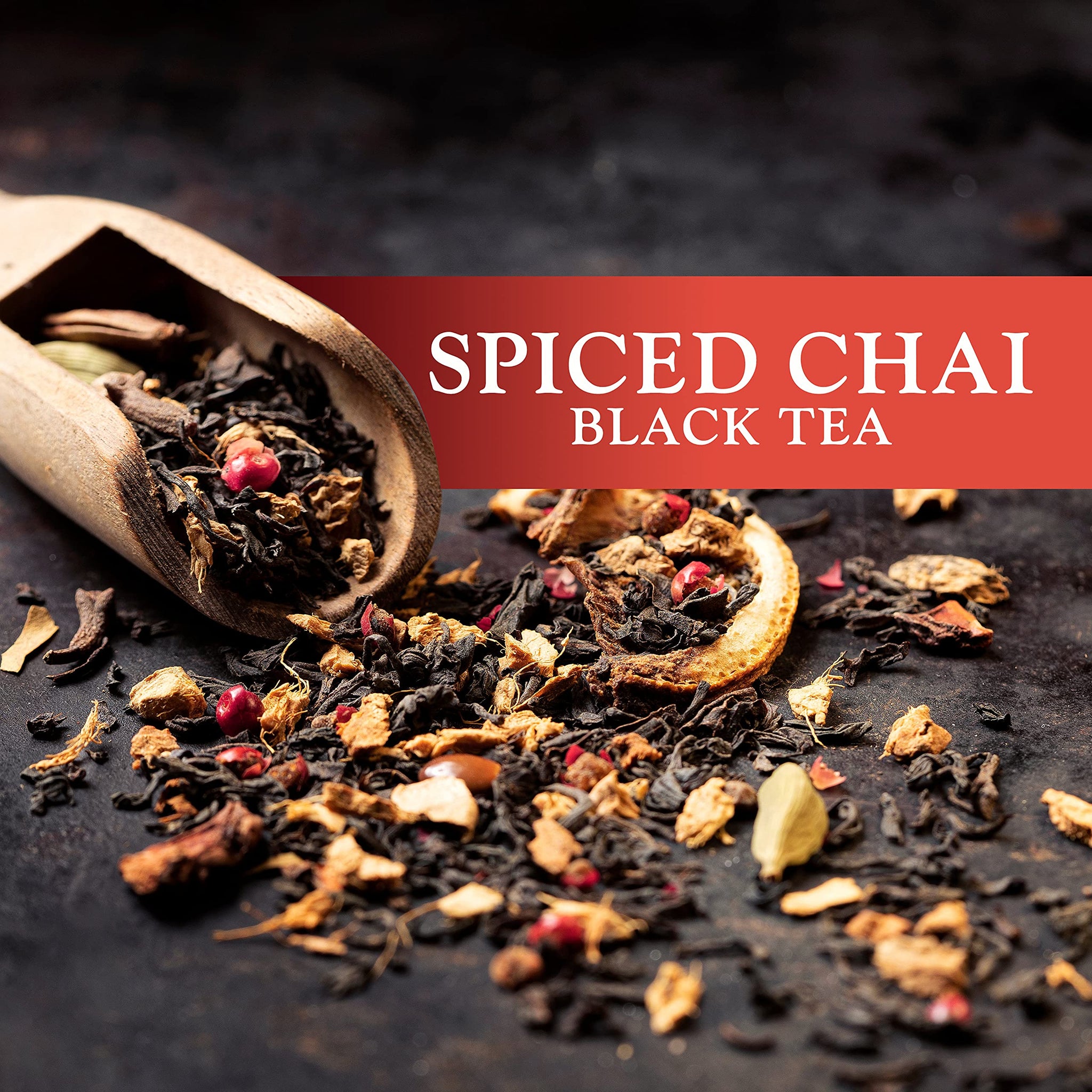 Constellation Tea Spiced Chai Black Tea Pods Compatible with K Cup Brewers Including 2.0, 40 Count