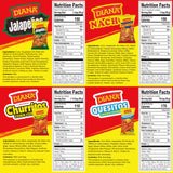Diana Jalapeños, Nachos, Churritos and Quesitos Snack Variety Pack, 18 Bags, 16.8 Oz