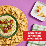 Town House Pita Oven Baked Crackers, Party Snacks, Game Day, Sea Salt 9.5oz Box