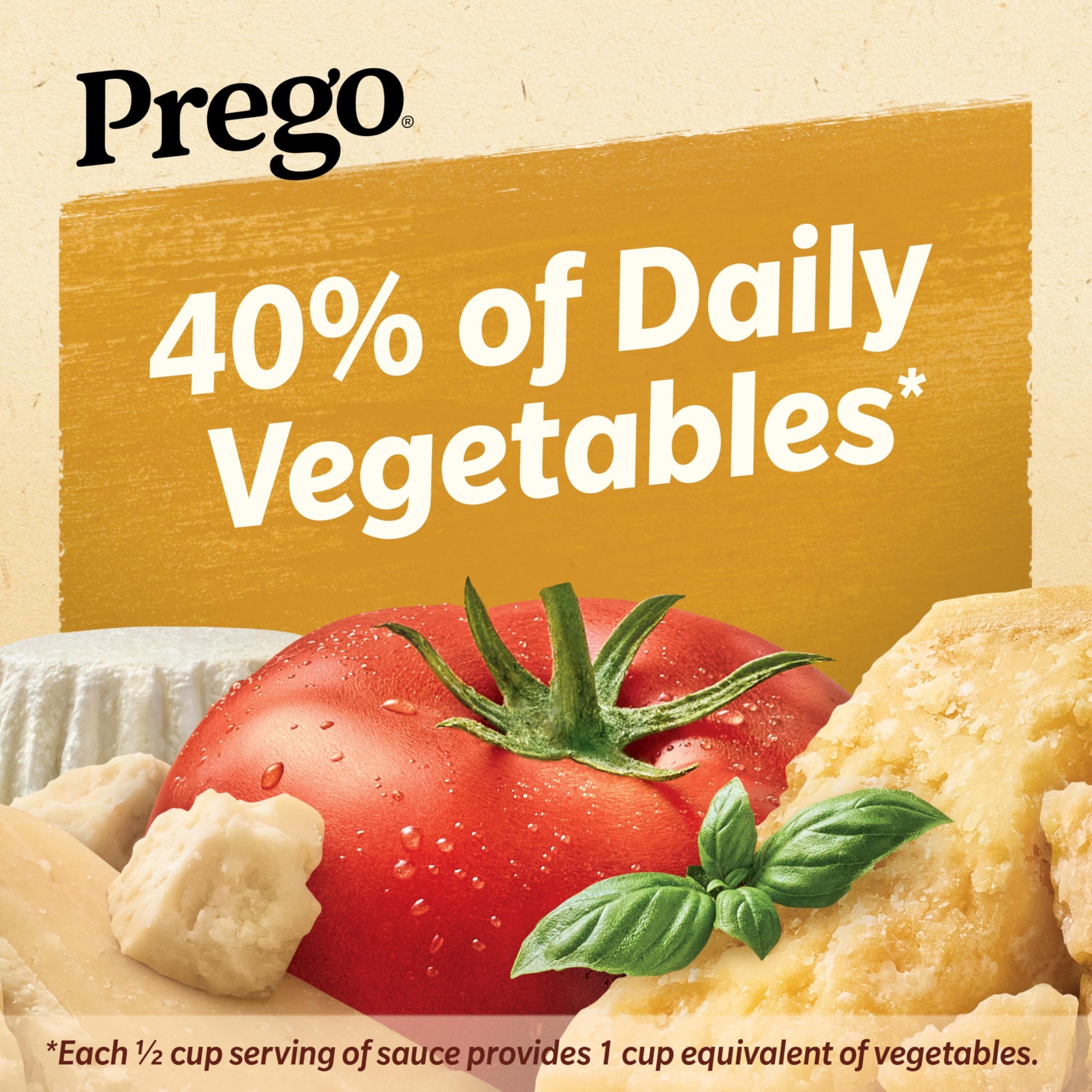 Prego Chunky Tomato and Three Cheese Pasta Sauce, 23.75 oz Jar