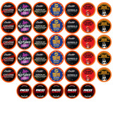 Best of the Best Pods, Variety Pack for Keurig K Cup Brewers, - Strong and Regular Coffee Lovers, Great Gift - 5 Cups of Each, High Caffeine Coffee