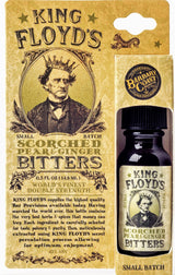 King Floyd's Artisanal Scorched Pear & Ginger Bitters, Hand Crafted, Made from the Torched Carmalized Pears, Unique Bitters for Unique Cocktail, 0.5oz