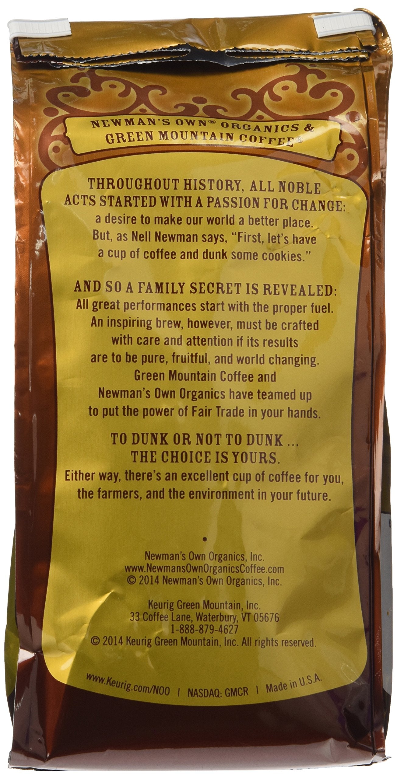 Newman's Own Organic Special Blend Ground Coffee, 10-Ounce Bags (Pack of 3)
