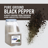 McCormick Culinary Pure Ground Black Pepper, 5 lb - One 5 Pound Container of Bulk Ground Black Pepper, Perfect for Chefs and Pepper Shaker Refills