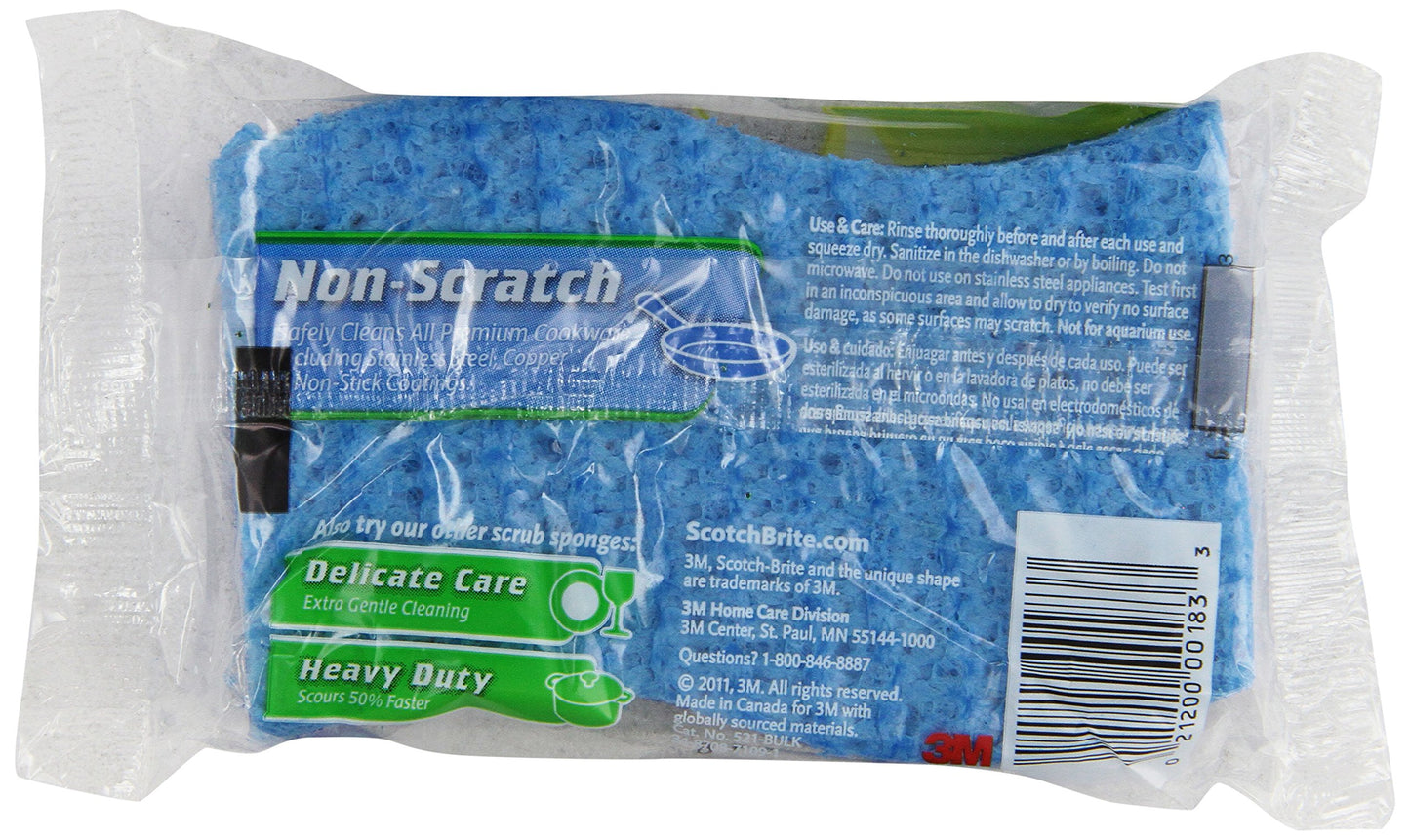 Scotch-Brite 3M Non-Scratch Scrub Sponges - 18-Count