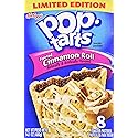 Kellogg's®, Pop-Tarts®, Cinnamon Roll, Frosted Toaster Pastries, 8 Count, 14.1oz Box (Pack of 6)