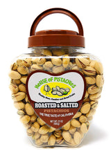 House of Pistachios' Roasted and Salted Pistachios - Real Flavor, Family Recipe, California Grown, 21 Ounces